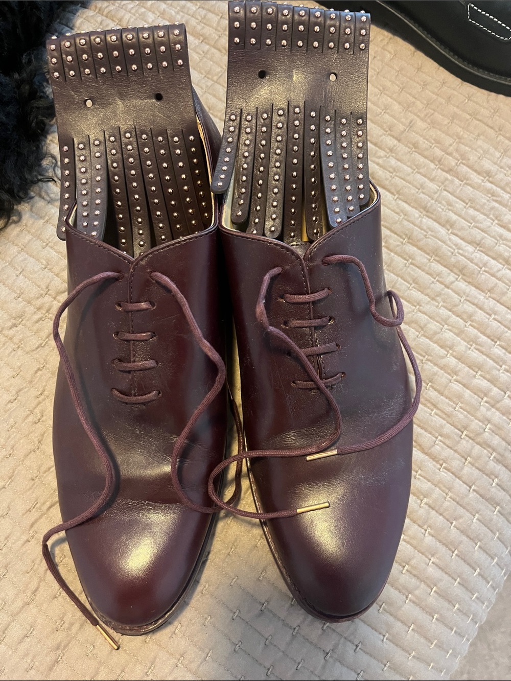 Office of Angela Scott Kiltie Loafer with Detachable Flaps EUC, size 9 - Picture 7 of 7